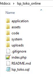 Tutorial Codeigniter (Studi Kasus Online Shop) Part 1 1 lsp toko online 1