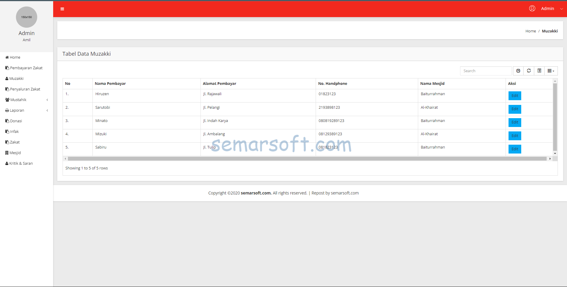 Download Sistem Informasi Zakat dan Donasi Berbasis Web (PHP) 