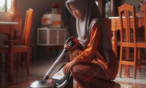 Bersih bersih dengan Mesin Pembersih Lantai