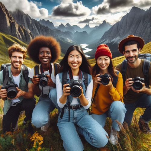komunitas fotografi hunting di gunung