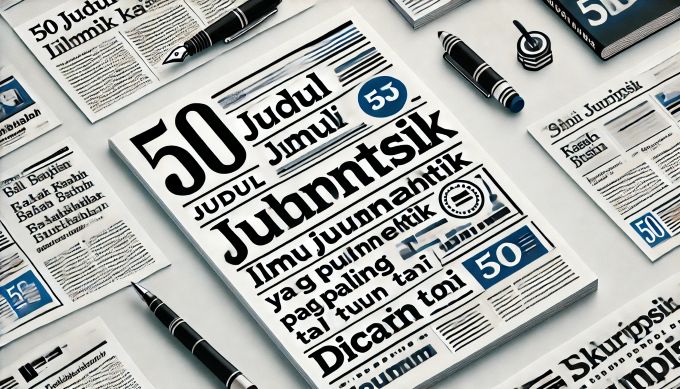 50 Judul Skripsi Ilmu Jurnalistik