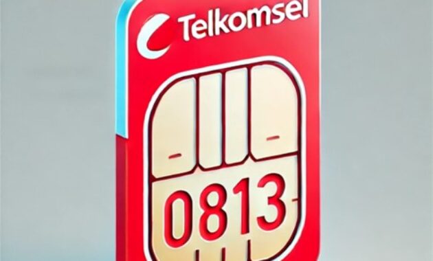 Gambar 1. Kartu SIM Telkomsel dengan kode 0813 kartu apa