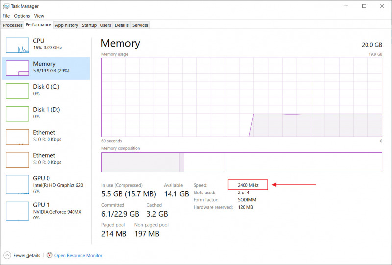 Cara Cek Kecepatan RAM, Cara Cek Kecepatan RAM via Task Manager