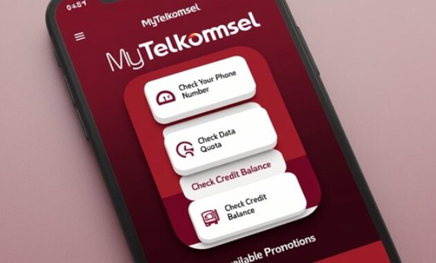 Gambar 2. Pakai aplikasi MyTelkomsel