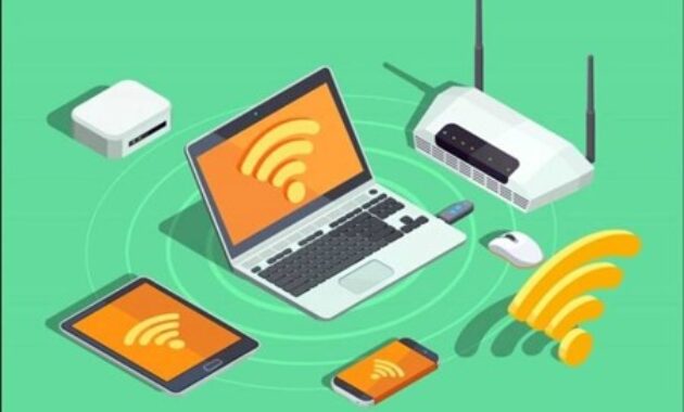 Gambar 2. Cara kerja router salah satunya adalah membagikan koneksi