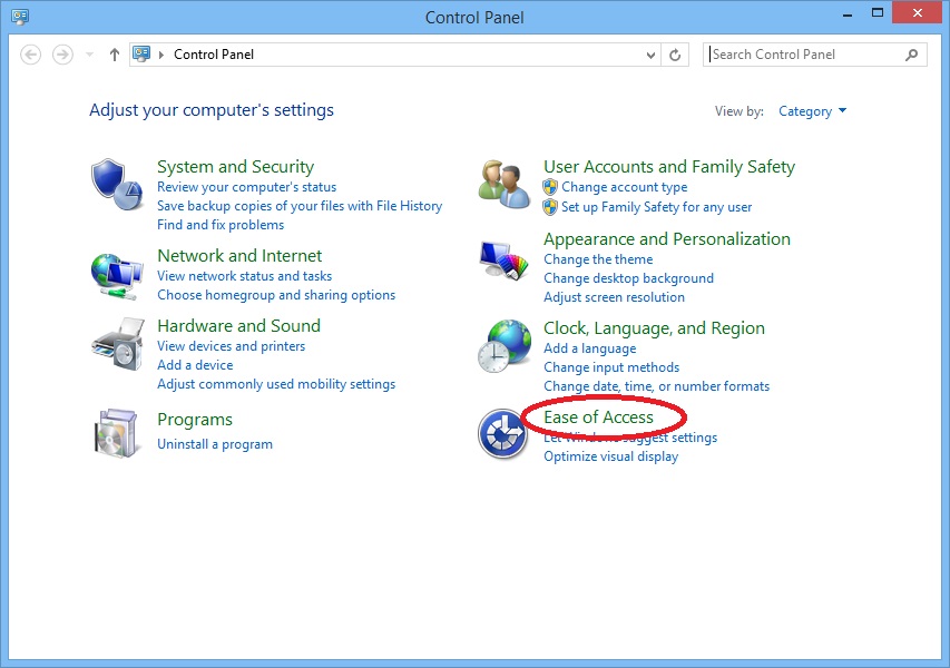 Cara Memunculkan Keyboard di Laptop, Memunculkan Keyboard di Laptop Lewat Menu Ease of Access