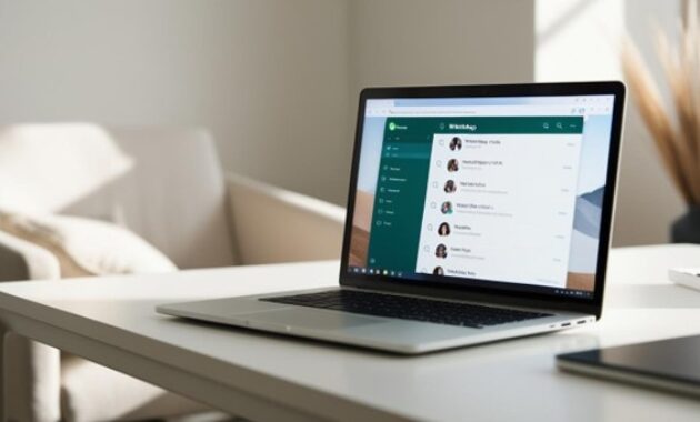 Gambar 2. Cara membagikan link grup whatsapp lewat web whatsapp