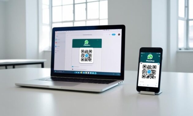 Gambar 3. Membagikan link grup whatsapp dengan barcode whatsapp