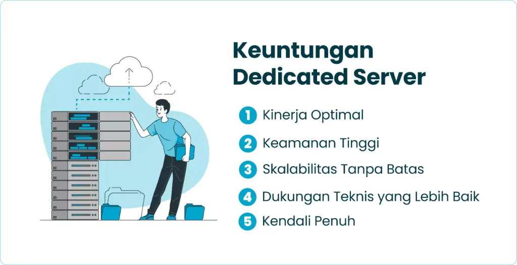 Dedicated Server, Beberapa keuntukngan jika Menggunakan Dedicated Server