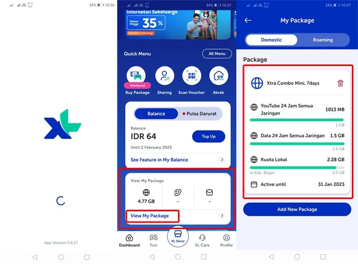 Cara Cek Kuota XL, Cara Cek Kuota XL Lewat Aplikasi myXL