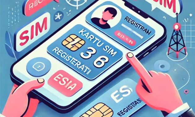 Gambar 2. Registrasi kartu SIM secara online