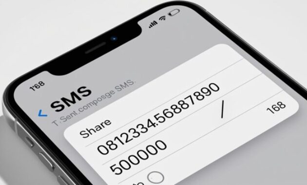 Gambar 2. Cara transfer pulsa XL lewat SMS