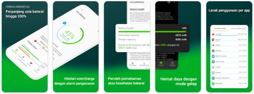 Cara Cek Battery Health Realme , Cara Cek Kesehatan Baterai Realme Pakai Aplikasi Tambahan dengan menggunakan AccuBattery
