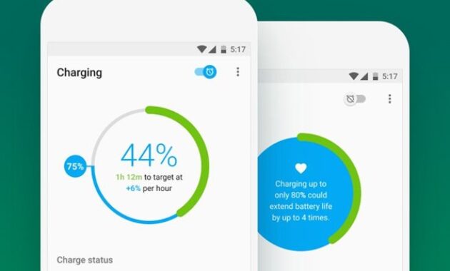 Gambar 3. Menggunakan aplikasi AccuBattery untuk cek kesehatan baterai