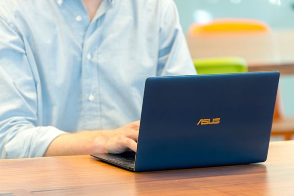 Gambar 1. Cara mematikan laptop ASUS