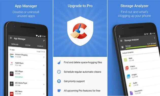 Gambar 3. Gunakan aplikasi pembersih data di Smartphone