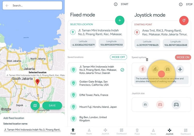 Cara Menggunakan Aplikasi Fake GPS pada HP Android, Aplikasi Fake GPS Bisa Dipakai di Semua HP Android, yang memiliki fitur Joystick