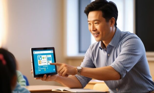 Gambar 2. Interaksi antara guru dan siswa