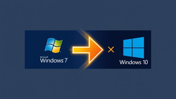 Gambar 1. Cara update windows 7 ke windows 10