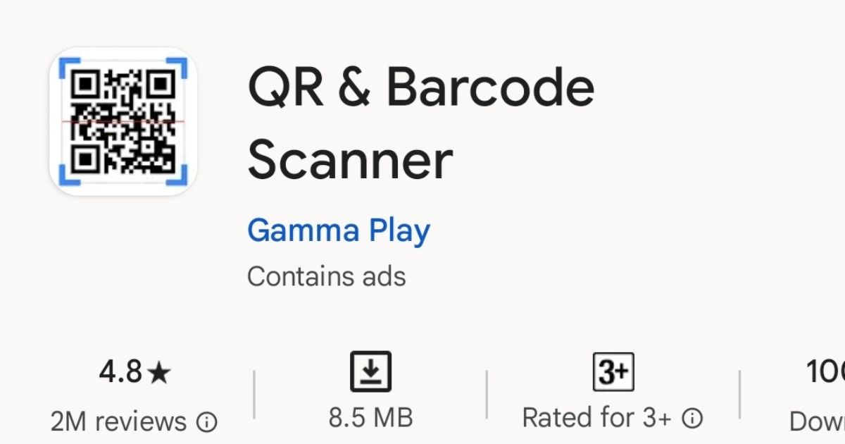 Cara Scan Barcode WiFi Xiaomi, Cara Scan Barcode WiFi Xiaomi dengan QR & Barcode Scanner by Gamma Play