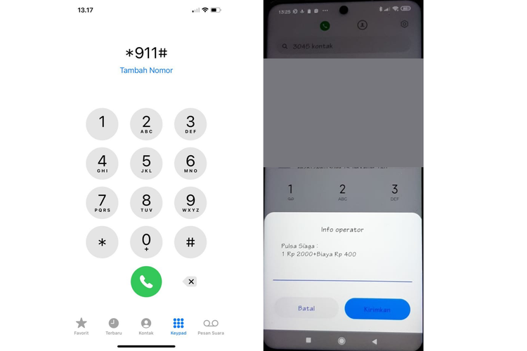 Cara Pinjam Pulsa Darurat XL, Cara Pinjam Pulsa Darurat XL Lewat Kode Dial