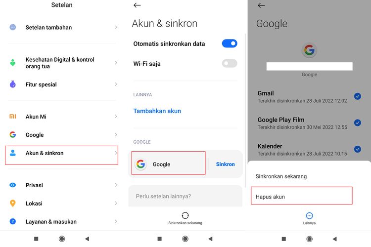 Cara Menghapus Akun Google di HP, Cara Menghapus Akun Google di HP Lewat Pengaturan