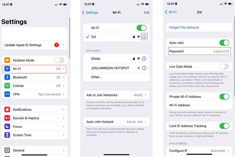 Cara Melihat Sandi Wifi di HP Samsung, Cara Melihat Password Wifi di HP iPhone