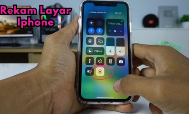 Gambar 1. Begini 3 cara merekam layar di iphone