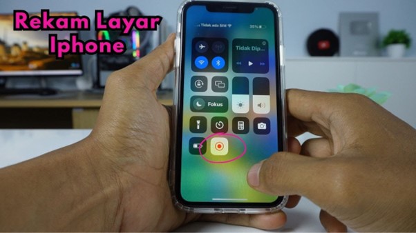 Gambar 1. Begini 3 cara merekam layar di iphone