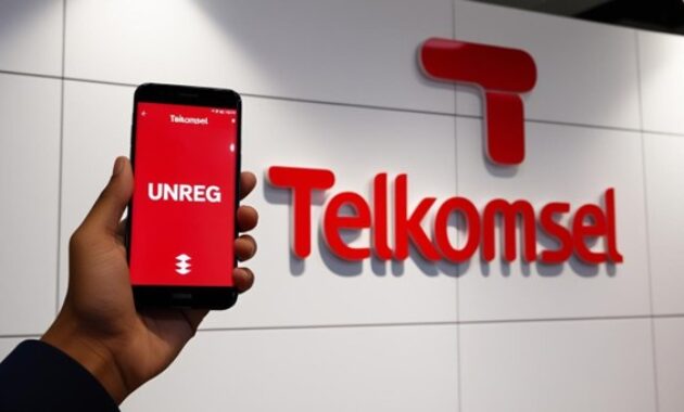 Gambar 2. Unreg kartu telkomsel lewat SMS