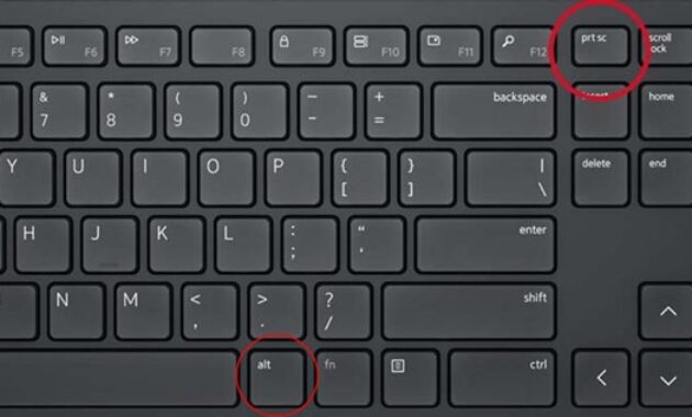Gambar 1. Cara Screenshot di laptop dengan mudah