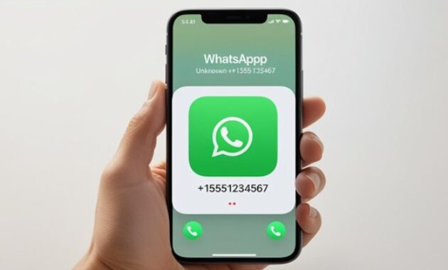 Gambar 3. Cara blokir nomor tidak dikenal di whatsapp