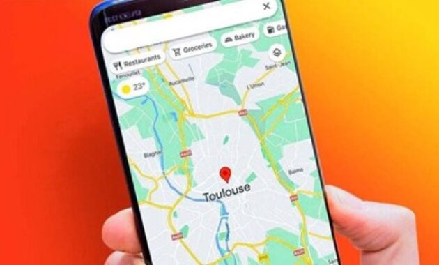 Gambar 3. Cara melacak iPhone dengan android via google maps