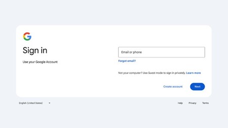 Gambar 1. Cara memulihkan akun google setelah direset