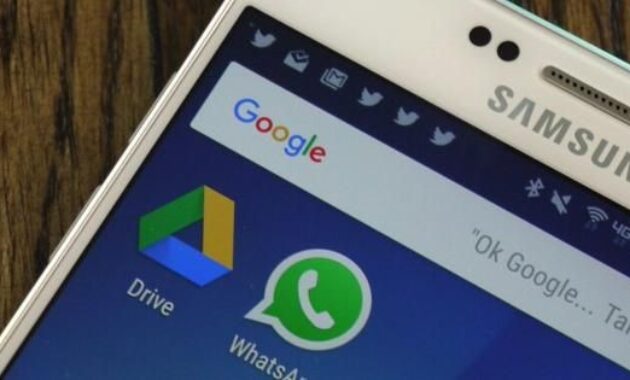 Gambar 2. Mengembalikan chat WA lewat google drive