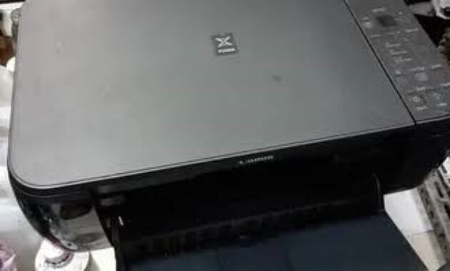 Gambar 2. Pentingnya reset setelah isi tinta