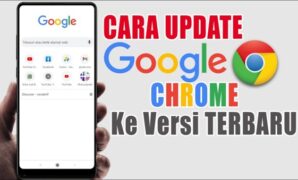 Gambar 1. Cara update chrome di laptop android iphone atau ipad