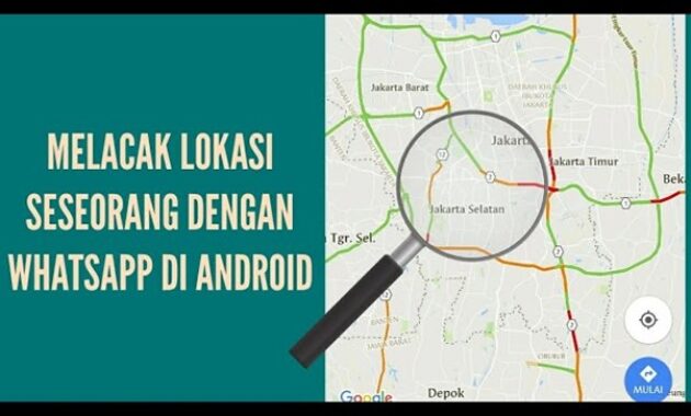 Gambar 3. Melacak lokasi pemilik nomor HP Whatsapp