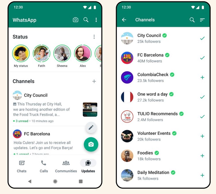 Gambar 1. Ini cara membuat saluran whatsapp WA