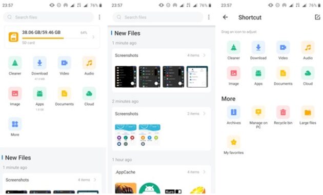 Gambar 3. Coba cari di file manager