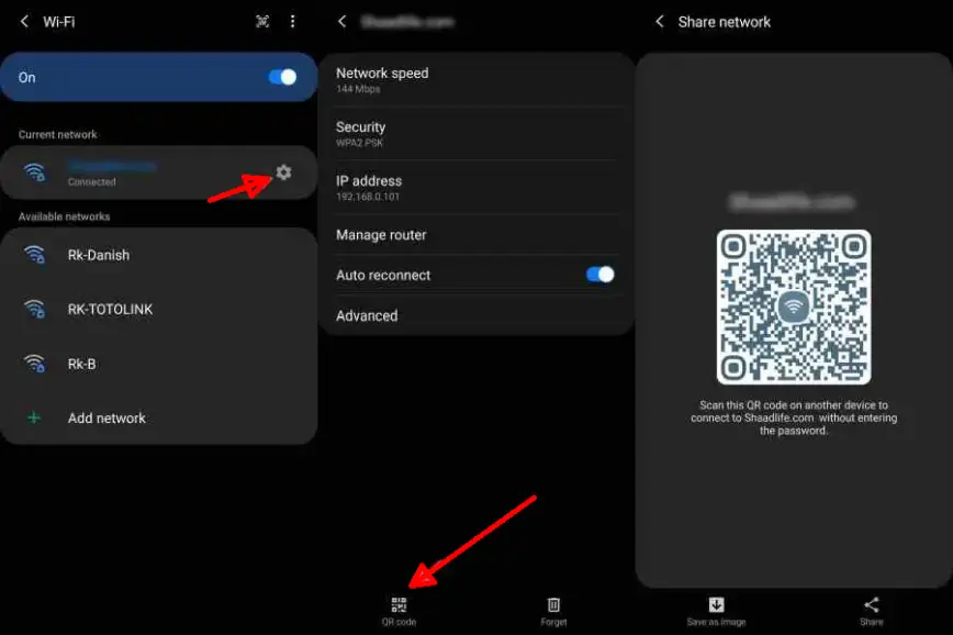 Cara Scan Barcode WiFi, Cara Scan Barcode WiFi di HP Samsung Lewat Pengaturan WiFi