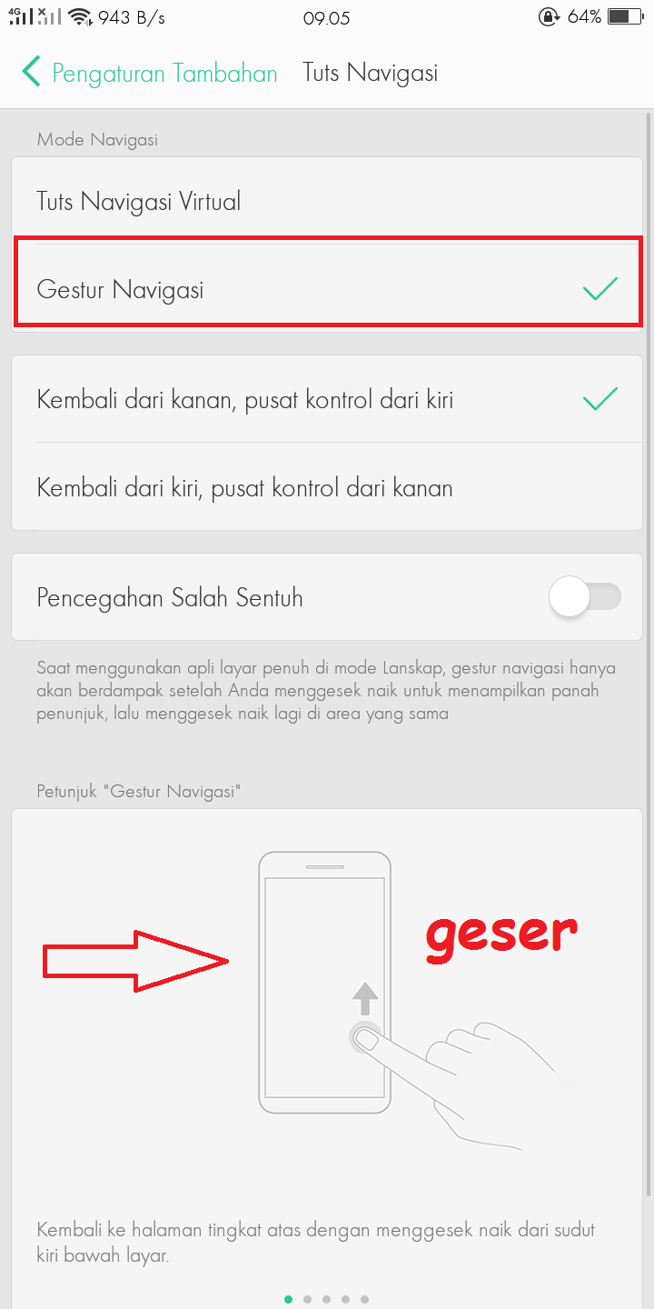Cara Mematikan Getaran Saat Mengetik di HP Oppo, Cara Menghilangkan Getar di HP Oppo Tanpa Aplikasi Tambahan dengan Menonaktifkan getaran tombol navigasi