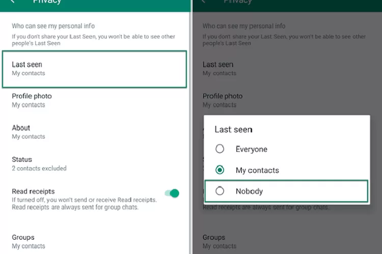 Cara Memblokir WhatsApp Tanpa Diketahui Pemiliknya, Ganti Privasi Last Seen dan Read Receipt