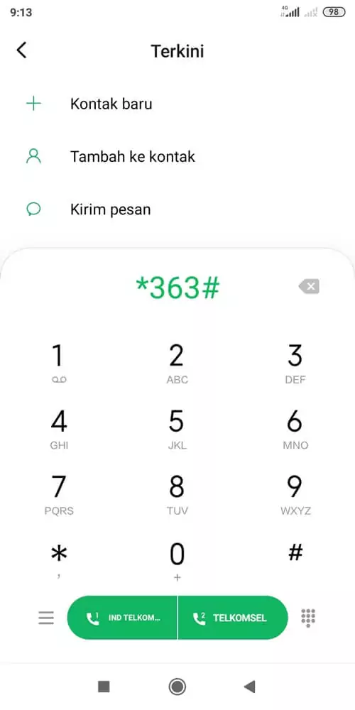 Cara Cek Kuota Telkomsel Lewat SMS, Kode Telkomsel Cek Kuota Lewat Dial Up