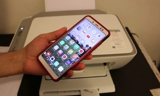 Gambar 3. Cara scan di printer HP menggunakan smartphone