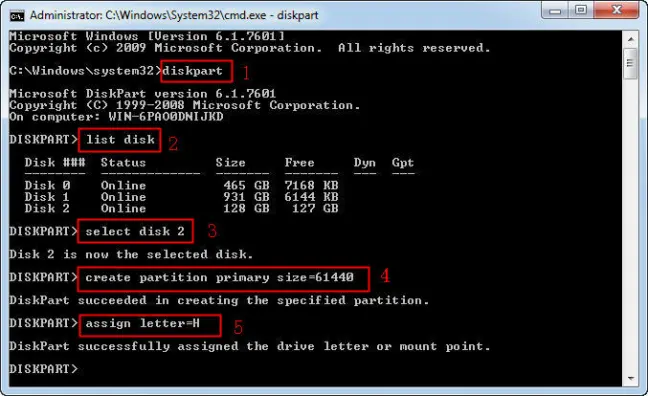 Cara Menghapus Partisi Hardisk, Cara Menghapus Partisi Hardisk via Command Prompt (CMD)