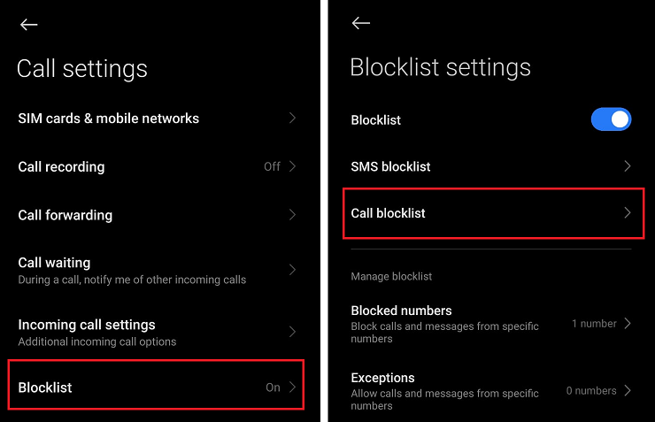 Cara Blokir Otomatis Nomor Tidak Dikenal, Cara Blokir Otomatis Nomor Tidak Dikenal dengan menggunakan Fitur Call Settings 