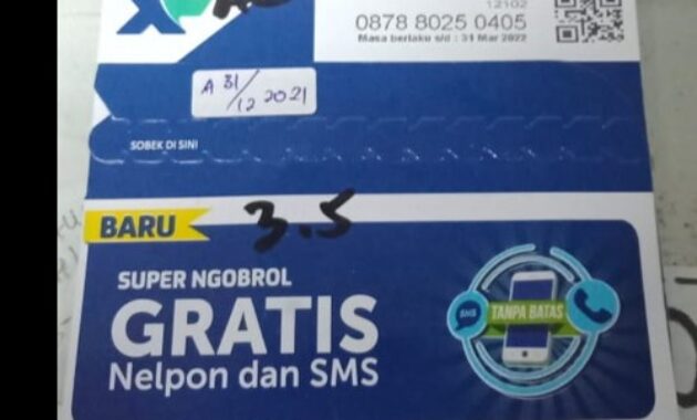 Gambar 2. 087 itu adalah nomor XL Axiata
