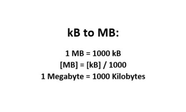 Gambar 2. 1 MB itu adalah 1000 KB