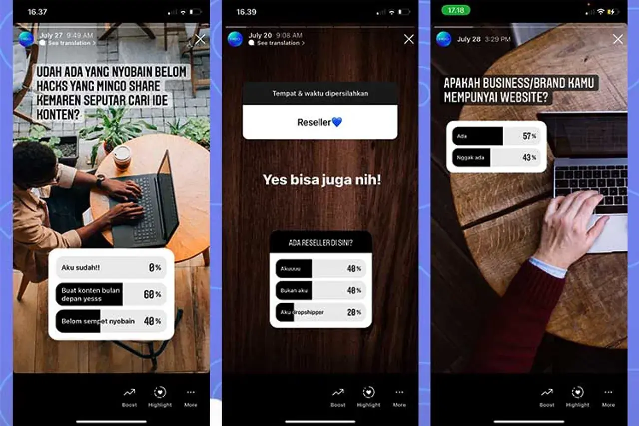 Swipe Up Instagram, Strategi Konten Story yang Bikin Stiker Link Gak Nanggung